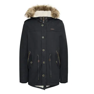 Langmantel INDICODE "Parka IDPulsoor", Herren, Gr. 3XL, schwarz, Obermaterial: 100% Baumwolle CO., Mäntel Langmantel