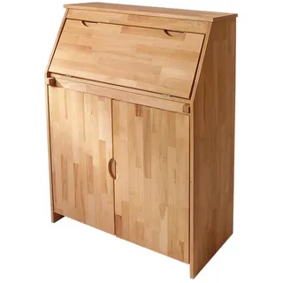 OTTO home Home »Luzern, Schreibtisch,« kompakter Home-Office-Tisch, Massivholz, Breite 83 cm,
