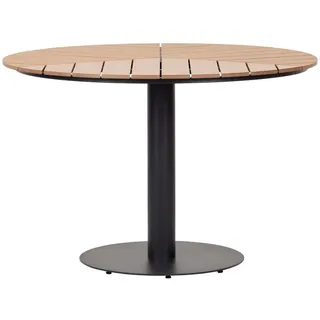 Schou Gartentisch Ø 113 x 70 cm Schwarz