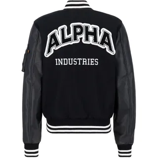 Alpha Industries Collegejacke »PU College Jacket Light«, schwarz