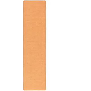 Snapstyle Sisal Natur Läufer Teppich 100 x 100 cm Orange