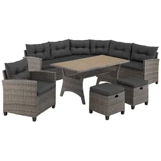 Konifera Keros Premium Loungeset grau