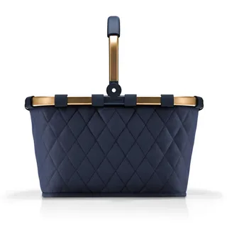 Reisenthel carrybag frame rhombus midnight gold 48 x 28 x 29 cm