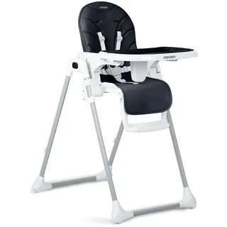 Ricokids 700603 Hochstuhl mit Tisch Tulo, schwarz - Schwarz