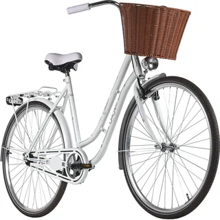 DaCapo Damenrad 28'' Classic Premium 1 Gang RH 53 cm mit Korb DaCapo 427C, 428C, 429C - Weiß
