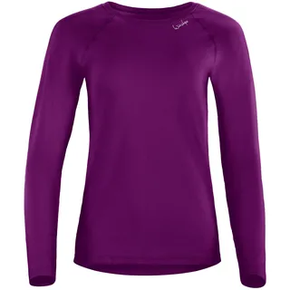 Winshape Damen Light and Soft Long Sleeve Top Aet118ls Yoga-Shirt, Lila, L EU
