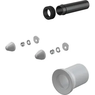 WC Zubehör komplett DN110, 200 mm, Polypropylen, weiß