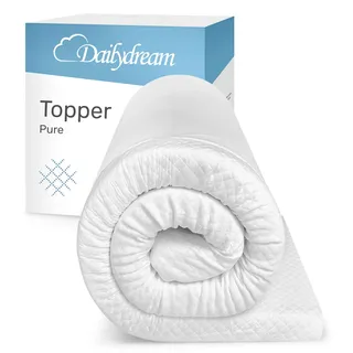Dailydream - Memory Foam - Pure Topper - S - bis 60kg - 3,5cm Höhe / 100x200cm - Druckentlastung