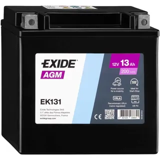 Exide EK131 13 Ah 200 A