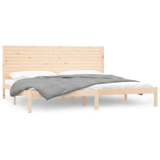 vidaXL Massivholzbett 200x200 cm - Braun