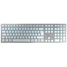 Cherry KW 9100 SLIM - Tastaturen - Englisch - US - Silber
