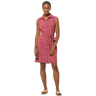 Jack Wolfskin Damen Sonora Dress Lässiges Kleid, Soft pink, X-Large