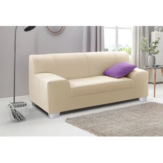 DOMO collection 2-Sitzer »Amando zeitlos und modern, komfortabel,« in vielen Bezugsvarianten, auch in Leder beige