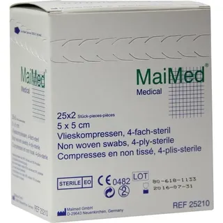 Maimed Vlieskompressen 5x5 4-fach steril