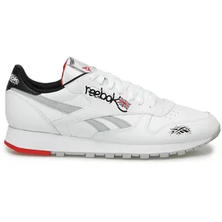 Classic Leather White / Core Black / Vector Red 43
