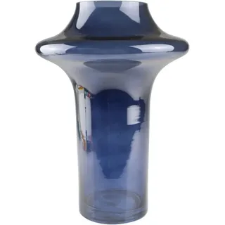 AM Design "Bauchige Glasvase in Blau", als farbenfrohes Statement,