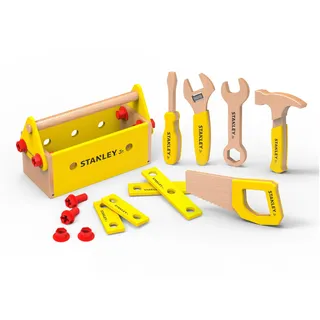 Stanley Jr. - Wooden Toolbox + hand tool (SWRP004-SY)