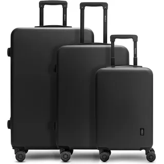 REDOLZ Essentials 09 Trolley-Set 3-teilig Black 2 schwarz 56cm - Schwarz