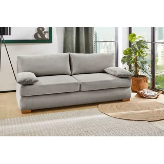 Jockenhöfer Gruppe Schlafsofa »Derby« Dauerschläfer", geeignet,Topper,Tonnentaschenfederkern Sitz u.Rücken, grau