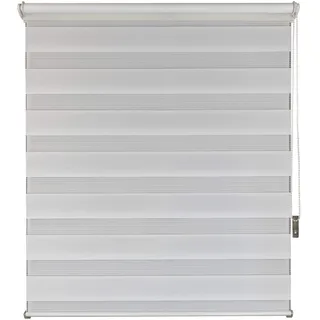 F&T Doppelrollo, Polyester, Weiß, 60 x 160 cm