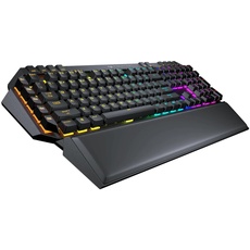 COUGAR Gaming | Gaming-Tastatur | Mechanische Tastatur 700 K EVO RGB schwarz – mechanische Tasten Cherry MX – Lichteffekte RGB – Aluminiumrahmen – ergonomische Handballenauflage