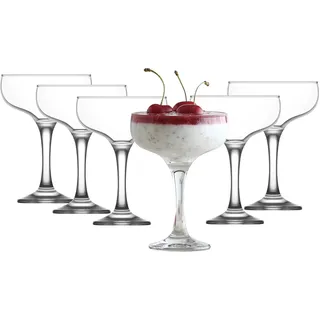 KIAPPO LAV Sektgläser MIS550 – 6er Set à 235 ml – Elegante Champagnergläser aus Klarglas – Hochwertig & stilvoll – Ideal für Schaumwein, Hochzeiten & Geschenke – Spülmaschinengeeignet