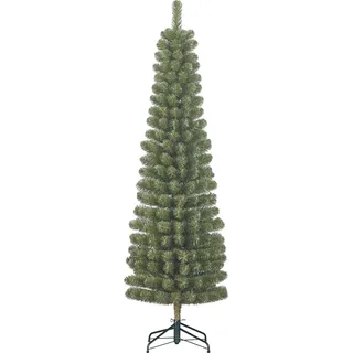 Black Box Trees Charlton Schmaler künstlicher Weihnachtsbaum - H215 x Ø56 cm - Grün - Grün