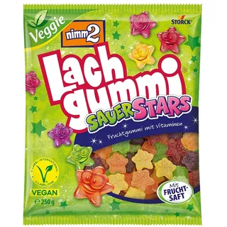 nimm2® Storck nimm2 Lachgummi Sauer Stars 250g