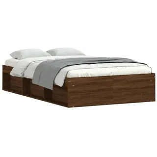 vidaXL Bettgestell Braun Eichen-Optik 120x190 cm - Braun