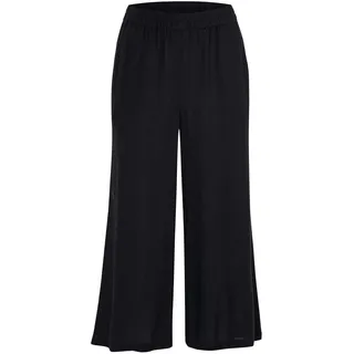 Schlupfhose GOLDNER "Kurzgröße Hose mit Schlupfbund und Zierelement", Damen, Gr. 23, K-Gr, schwarz, Obermaterial: 100% Viskose CV., Hosen Schlupfhose