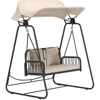 Outsunny Hollywoodschaukel Khaki 2-Sitzer