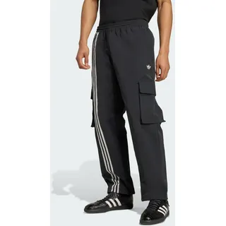 adidas Front Stripes Woven Cargohose - Black - XL