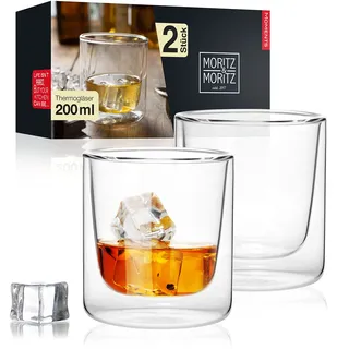 Moritz & Moritz Whisky Glas 0,2 l 2 St.