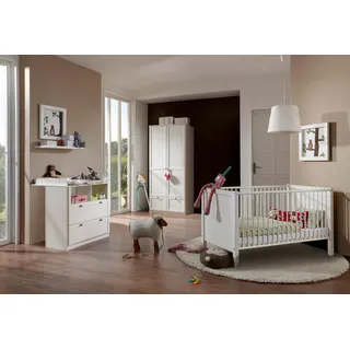 WIMEX »Helsingborg« Set, 3 Stk. tlg. Bett + Wickelkommode + 2 trg. Schrank,