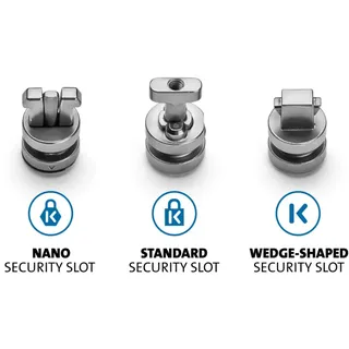 Kensington ClickSafe Universelles Anker-Kit für Sicherheits-Slots