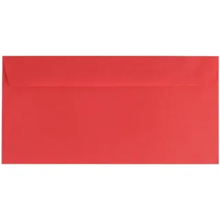 Stylex 500 farbige Briefumschläge / Din lang / Farbe: rot