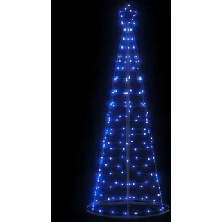 Eleganten-Stil Weihnachtsbaum Kegelform 200 LEDs Blau 182 cm - Künstliche Weihnachtsbäume CHY61726263 - Blau