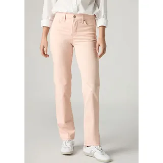 Gerade Jeans LEVI'S "314 Shaping Straight", Damen, Gr. 28, Länge 32, potpourri twill, Denim/Jeans, Obermaterial: 63% Baumwolle, 31% Viskose, 4% Elastomultiester, 2% Elasthan, gerade lang, Jeans Gerade Jeans, mit Stretch