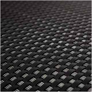 Haga® Balkonverkleidung 90 x 90 cm schwarz Rattan