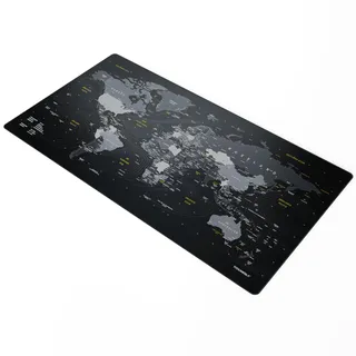 Titanwolf Übergröße Mauspad 1500x800mm, XXXL Mousepad Home und Office Schreibtischunterlage Groß, Tastatur und Maus Unterlage Schreibtisch 150x80 cm - Weltkarte