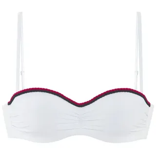 s.Oliver Bügel-Bandeau-Bikini-Top Damen Weiß 38 Cup B