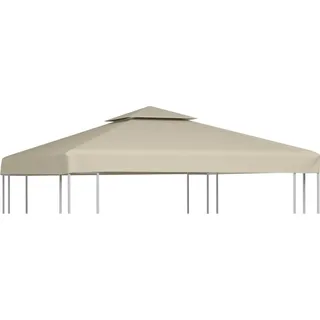 Design New Pavillon-Ersatzdach 310 g/m2 Beige 3x3 m - Pavillons & Partyzelte Möbel2025 CHY7349525 1parcel - Beige