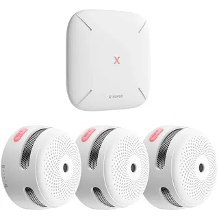 X-Sense FS31 Weiß inkl. Basisstation und 3 St.