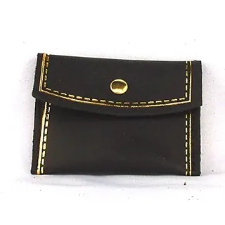 Adriatica Pelletteria Zeitschriftensammler mit Messingösen, Profil aus Gold, 8,5 x 6 cm, Schwarz, 20 Stück