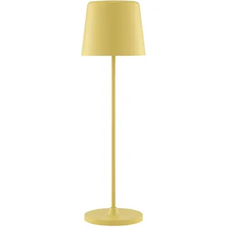 Brilliant "Kaami - mobile LED Außen Tischlampe" LED-Modul 1 Stk. Warmweiß mobile LED Außen Tischlampe, 37 cm, 310 lm, Touchdimmer, USB, gelb