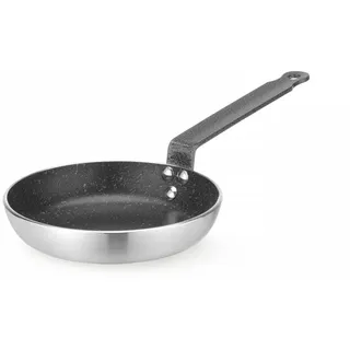 HENDI Bratpfanne, geeignet für alle Herdarten und für den Einsatz in Öfen, Marmor-Antihaftbeschichtung, Pfanne, ø360x(H) 50mm, Aluminium