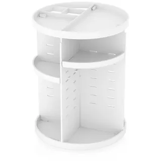 Intirilife 360 Grad rotierbarer Make-Up Organizer in Weiß - Gr.: onesize