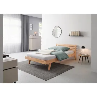 Mid.you Bett , Kernbuche , Holz , Kernbuche , massiv , 120x200 cm , Holzmöbel, Holzbetten, Sonstige Holzbetten