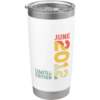 Monat Juni 2012 Jahr 2012 Retro 2012 Vintage 2012 seit 2012 Doppelwandiger Edelstahl-Thermobecher