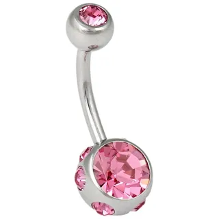 Firetti Bauchnabelpiercing »Schmuck Geschenk Piercing Körperschmuck«, mit Kristallen, bunt